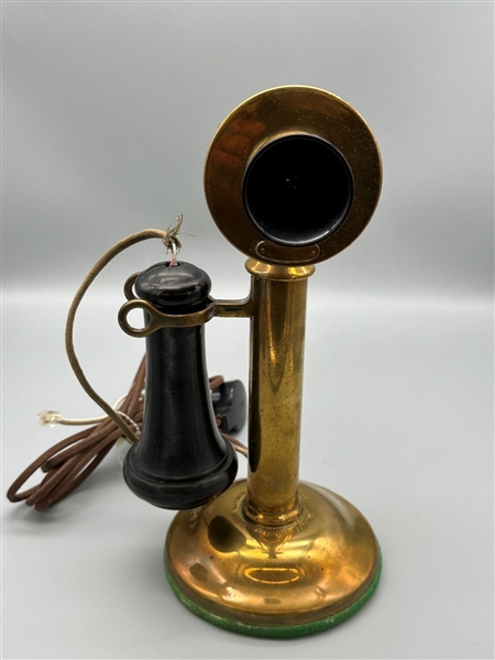 Western Electric Brass Candlestick Telephone