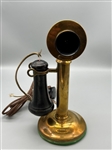 Western Electric Brass Candlestick Telephone