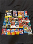 (21) Topps Baseball Unopened Sealed Jumbo, Hanger, Packs, Boxes Including 2011 Update Series Jumbo pack Trout Rookie Possible 