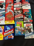 (21) Topps Baseball Unopened Sealed Jumbo, Hanger, Packs, Boxes Including 2011 Update Series Jumbo pack Trout Rookie Possible 