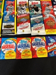 (21) Topps Baseball Unopened Sealed Jumbo, Hanger, Packs, Boxes Including 2011 Update Series Jumbo pack Trout Rookie Possible 