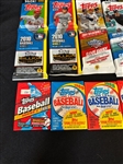 (21) Topps Baseball Unopened Sealed Jumbo, Hanger, Packs, Boxes Including 2011 Update Series Jumbo pack Trout Rookie Possible 
