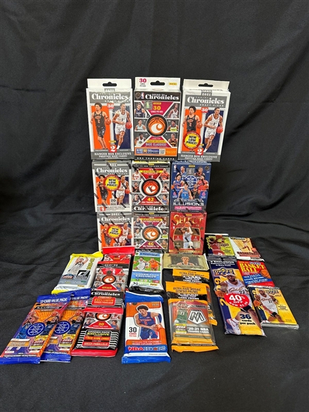 (25) NBA Basketball Sealed Unopened Blaster Boxes, Packs