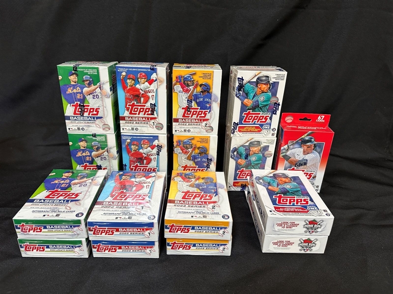 (13) Topps MLB Baseball Series 1, 2, Update Blaster and Hanger Boxes.