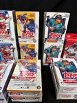 (13) Topps MLB Baseball Series 1, 2, Update Blaster and Hanger Boxes.