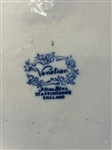 Staffordshire Serving Cake Platter Flow Blue Blakeney