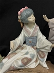 Lladro Kiyoko Springtime in Japan #1445 Figural Group