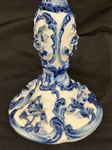 Blue and White Meissen Royal Copenhagen Style Porcelain Candelabra