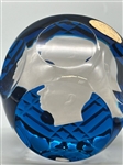 (1) Saint Louis Crissal Overlay Sulphide Paperweight Pope John Paul II, (3) Others