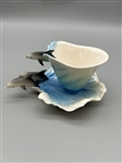 Franz Collection Dolphin Splash Cup and Saucer
