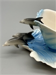 Franz Collection Dolphin Splash Cup and Saucer