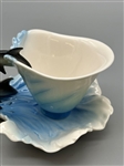 Franz Collection Dolphin Splash Cup and Saucer