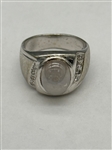 14k White Gold Topaz Cabochon Diamond Ring