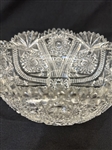 (2) American Brilliant Pattern Cut Glass Bowls