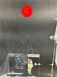 Gorman Powers S/N Lithograph With Mixed Media