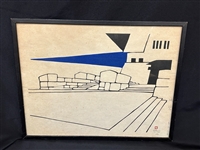 1960s Mikumo Ishihara Japanese Woodblock