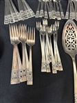 Oneida Community Silver Plate Coronation Flatware Set