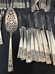 Oneida Community Silver Plate Coronation Flatware Set