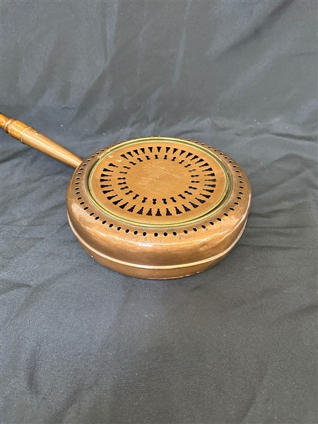 Copper and Brass Bed Warmer