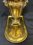Brass Russian Samovar with Under Tray Hallmarked