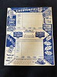 (3) Cleveland Indians Scorecards 1944, 1951, 1967