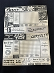 (3) Cleveland Indians Scorecards 1944, 1951, 1967