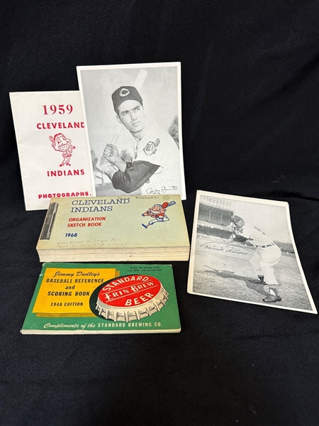 Cleveland Indians Ephemera, Sketchbook, Picture Pack