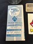Group of Cleveland Indians Memorabilia