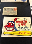 Group of Cleveland Indians Memorabilia