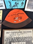 Group of Cleveland Browns Memorabilia