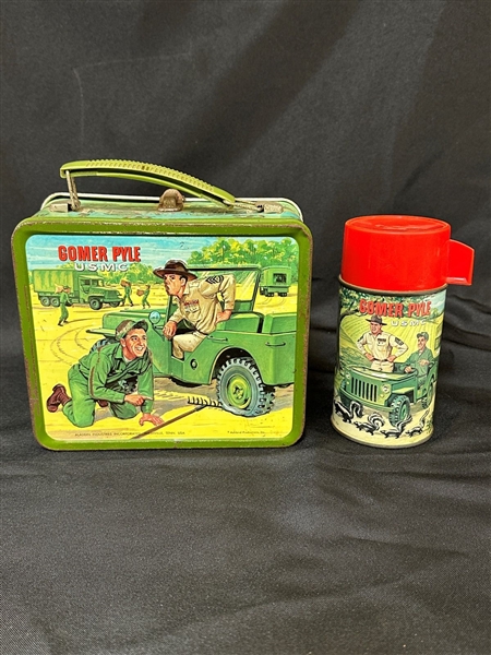 1966 Aladdin Gomer Pyle Lunchbox and Thermos