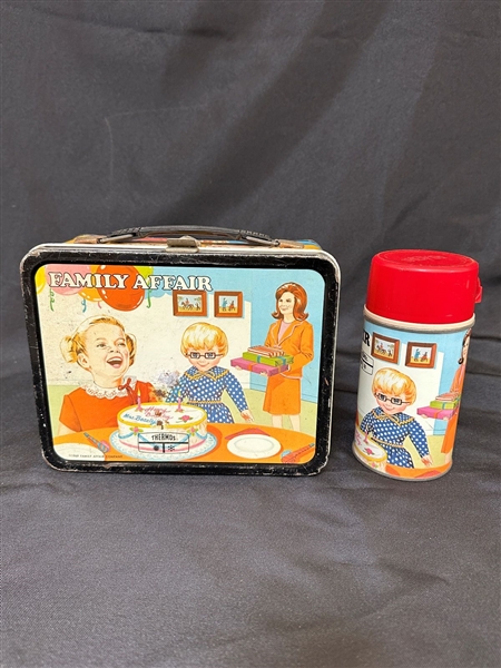 1969 Thermos Family Affair Lunchbox and Thermos