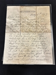 (5) Hand Written Letters by Clyde Singer (American 1908-1999)