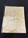 (5) Hand Written Letters by Clyde Singer (American 1908-1999)