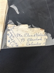 (5) Hand Written Letters by Clyde Singer (American 1908-1999)