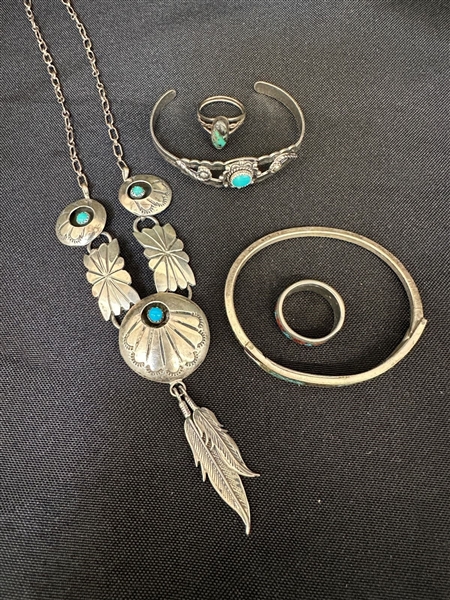 Sterling Silver Turquoise Native American Jewelry