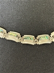 Mexican Sterling Silver and Mother of Pearl Choker 