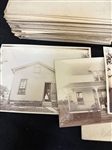 Large Group of 1904 Ashtabula County, Ohio Resident Photographs and Envelopes