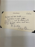 Anniversary Scrapbook Filled With Autographs, Letters, Facsimiles of Famous People