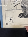 (3) Robert Satterfield (Cleveland Press Cartoonist) Original Story Board Comic Strips