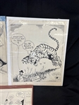 (3) Robert Satterfield (Cleveland Press Cartoonist) Original Story Board Comic Strips