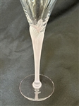(7) Sasaki Crystal Aegean Champagne Flutes and Wine Glasses