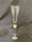 (8) Champagne, Martini, Wine Glasses