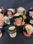 Group of Small Royal Doulton, Mason's, Woods, Japan Miniature Character Mugs