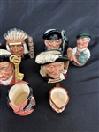 Group of Small Royal Doulton, Mason's, Woods, Japan Miniature Character Mugs