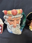 (5) Large Royal Doulton Character Mugs