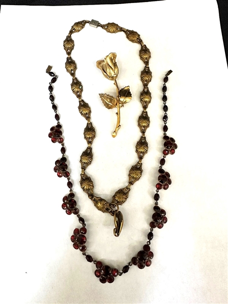 Victorian Necklaces and Brooch