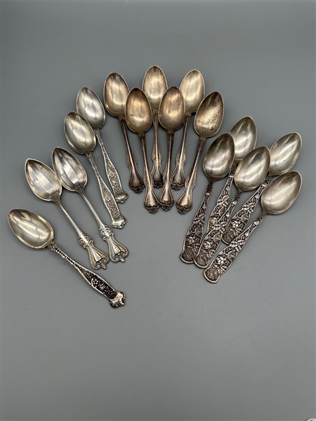 (16) Sterling Silver Spoons