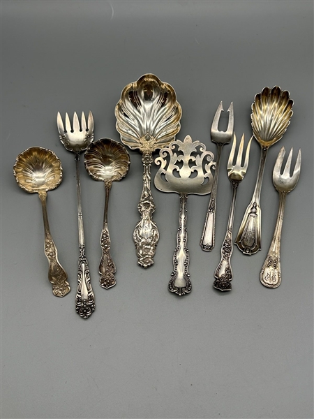 (9) Sterling Silver Flatware Pieces