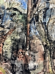 Original Watercolor Abstract Painting